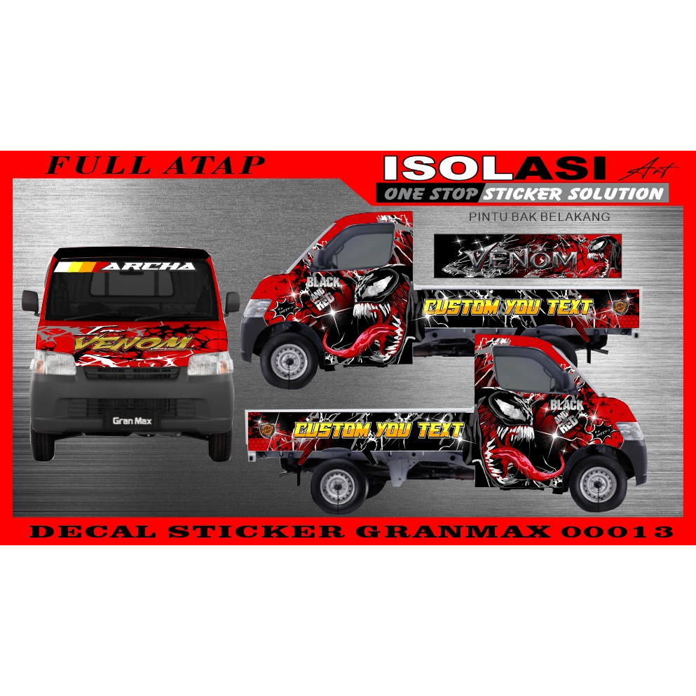 decal sticker granmax -sticker grandmax -granmax variasi full