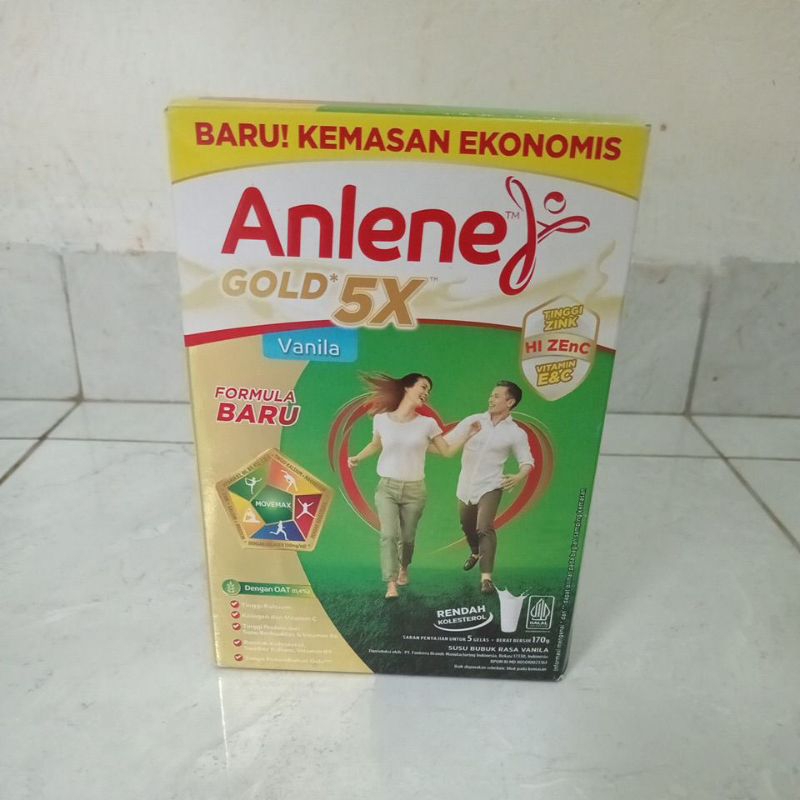 

ANLENE GOLD 5X SUSU BUBUK VANILA 170G