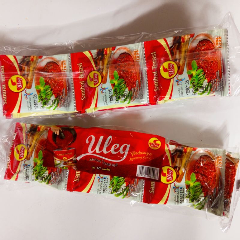 

Sambal Terasi / Sambal Uleg Finna Kemasan 1 Pack Isi 10 Bungkus