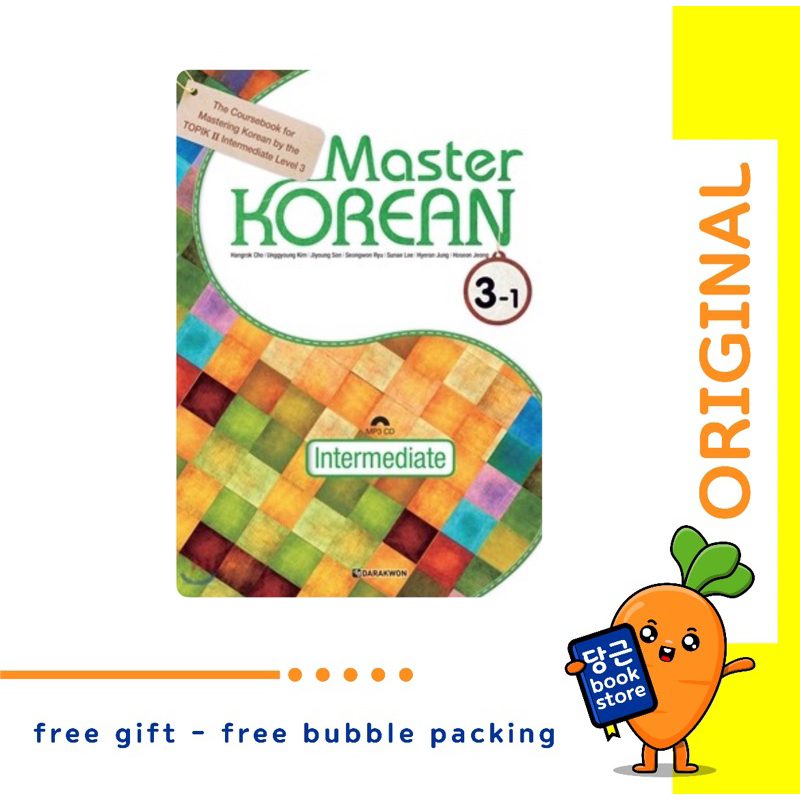 PRE ORDER MASTER KOREAN 3-1 / 3-2  INTERMEDIATE TOPIK
