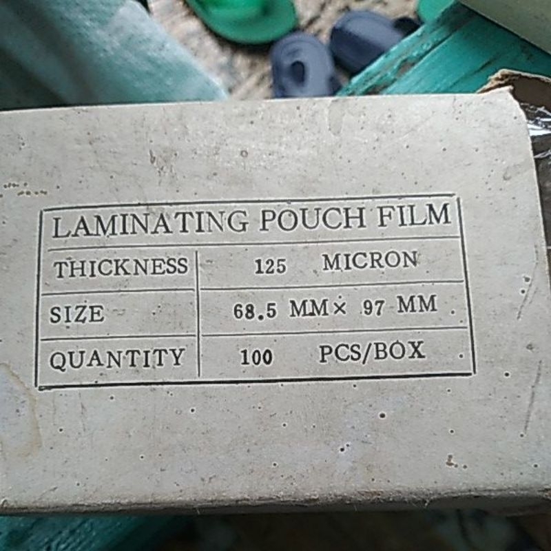 

Laminating Pouch Film Micron 125 MM x 97