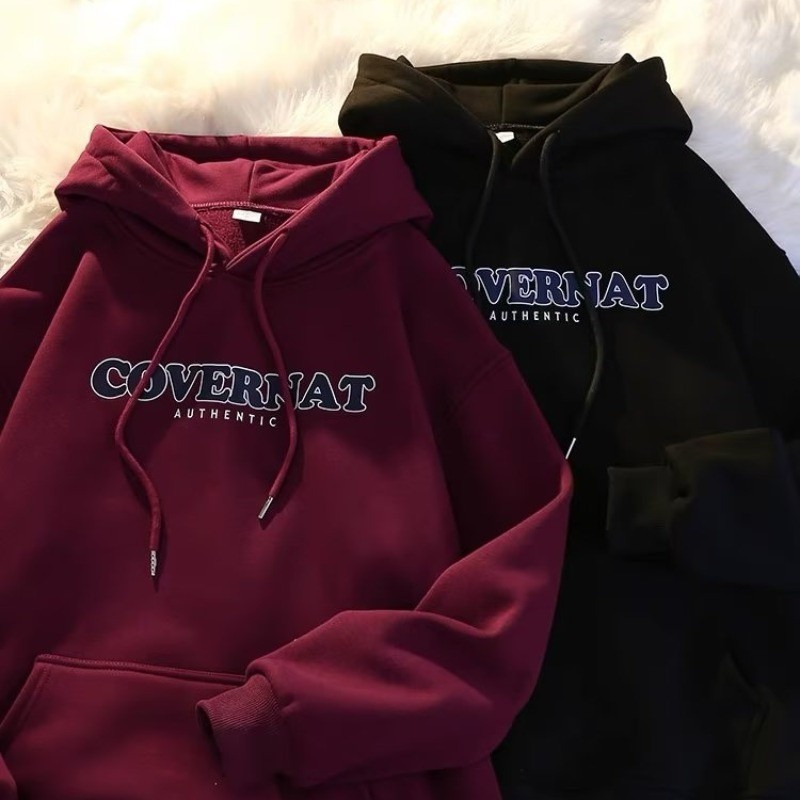 Hoodie COVERNAT Big Size(S -6XL)Jacket Boy Girl Oversize Unisex Korean Harajuku Style Fleece Premium