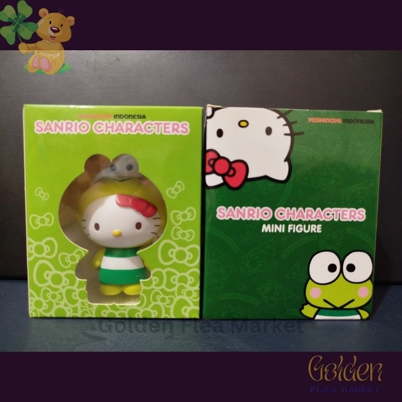 [ORI] Yoshinoya x Sanrio Characters (Hello Kitty & Kerokerokeroppi) Mini Figure