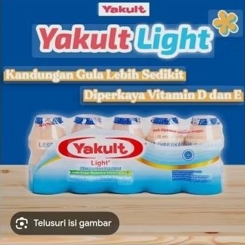 

Yakult Light Kondungan Gula Lebih Sedikit E Diperkaya Vitamin D dan