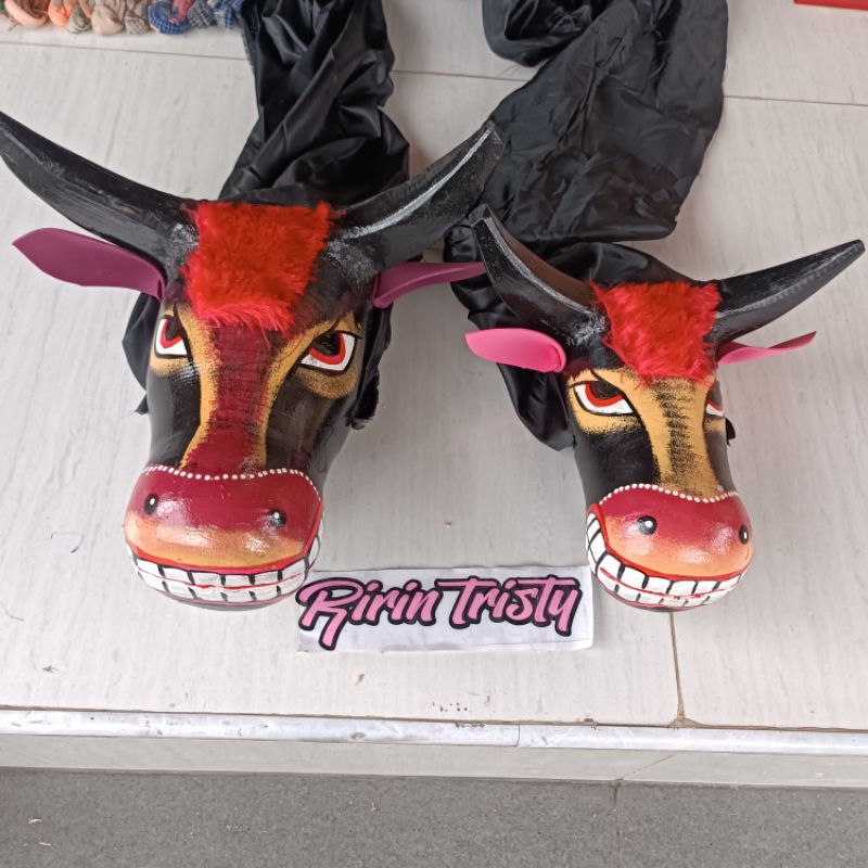 Bantengan suro anak/banteng motif jambul