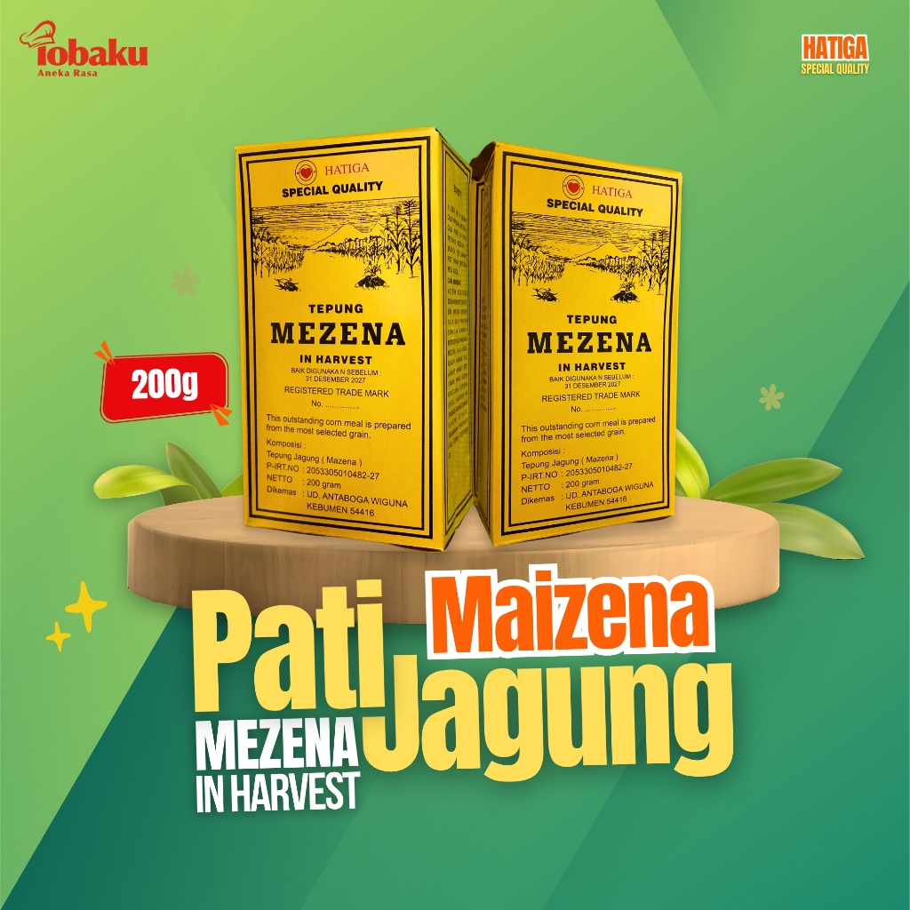 

Hatiga MEZENA Tepung Maizena Pati Jagung Kemasan 200g