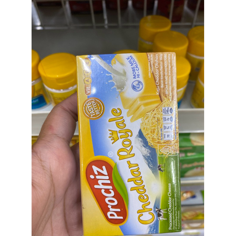 

Pro chiz keju cheddar royale 160 gr