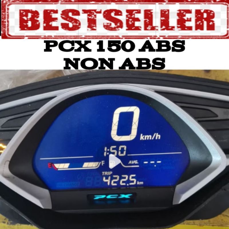 PAPAN LCD MESIN PCB SPEDOMETER SPEDO PCX 150 SPEDO KILOMETER KM PCX ABS NON ABS BONUS KARET TOMBOL