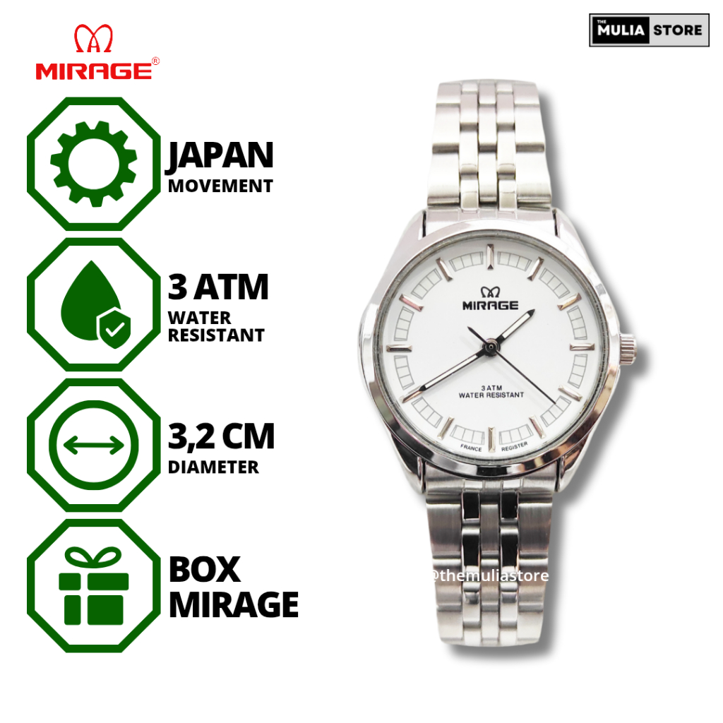 MIRAGE Jam Tangan Wanita Mirage Original 8746 L Analog