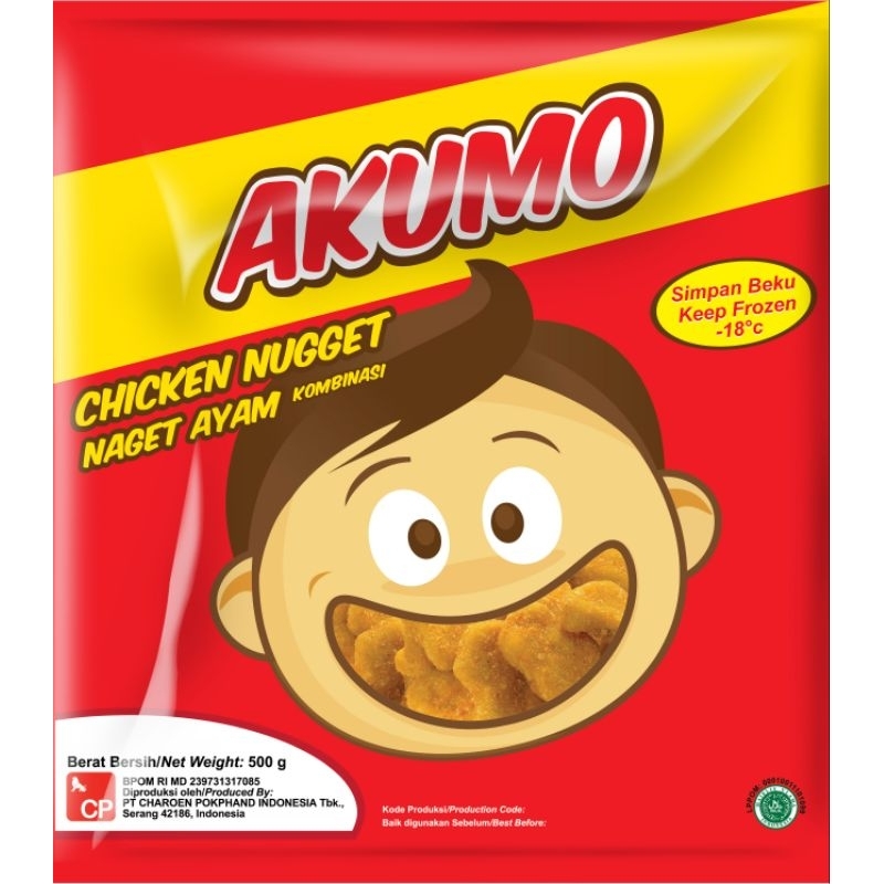 

Akumo nugget 500g dan 1kg