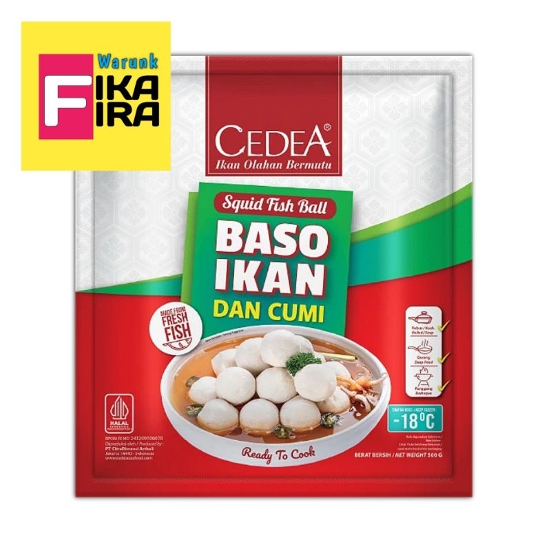 

Cedea Baso Ikan dan Cumi 500 Gram