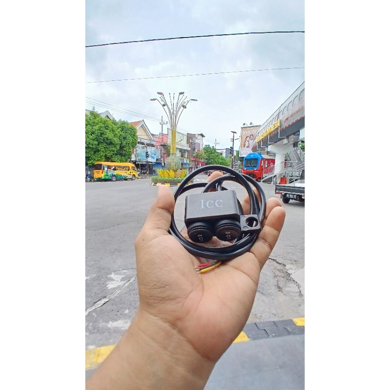 Saklar lampu Motor On Off spion Waterproof double