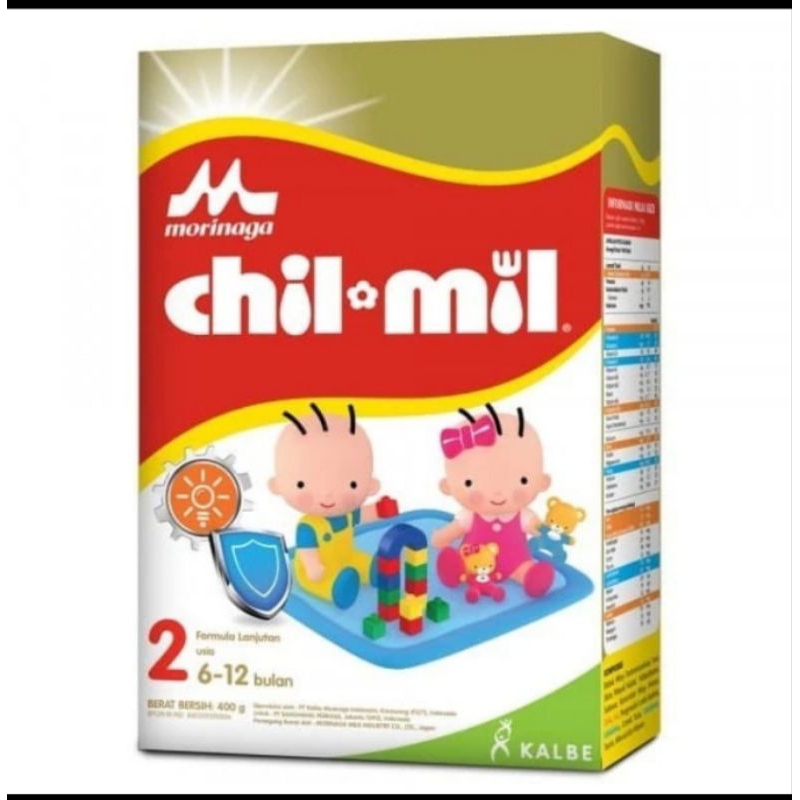 

MORINAGA Chil Mil Gold Susu Formula Bayi 6-12 Bulan 400 Gram