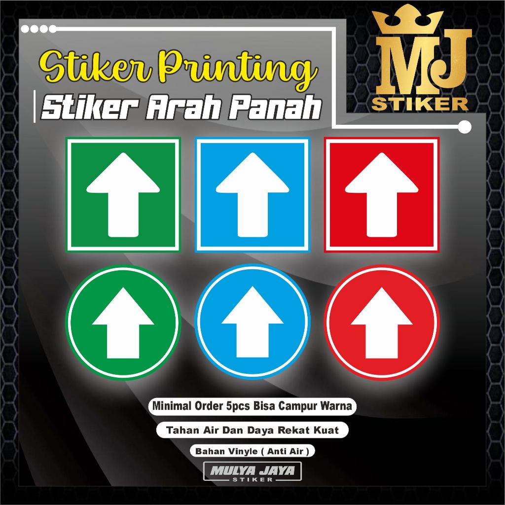 

Promo Mulya Jaya Stiker Panah / Stiker Arah Panah / Stiker Naik Turun Tangga / Stiker Tangga / Stiker Atas Bawah