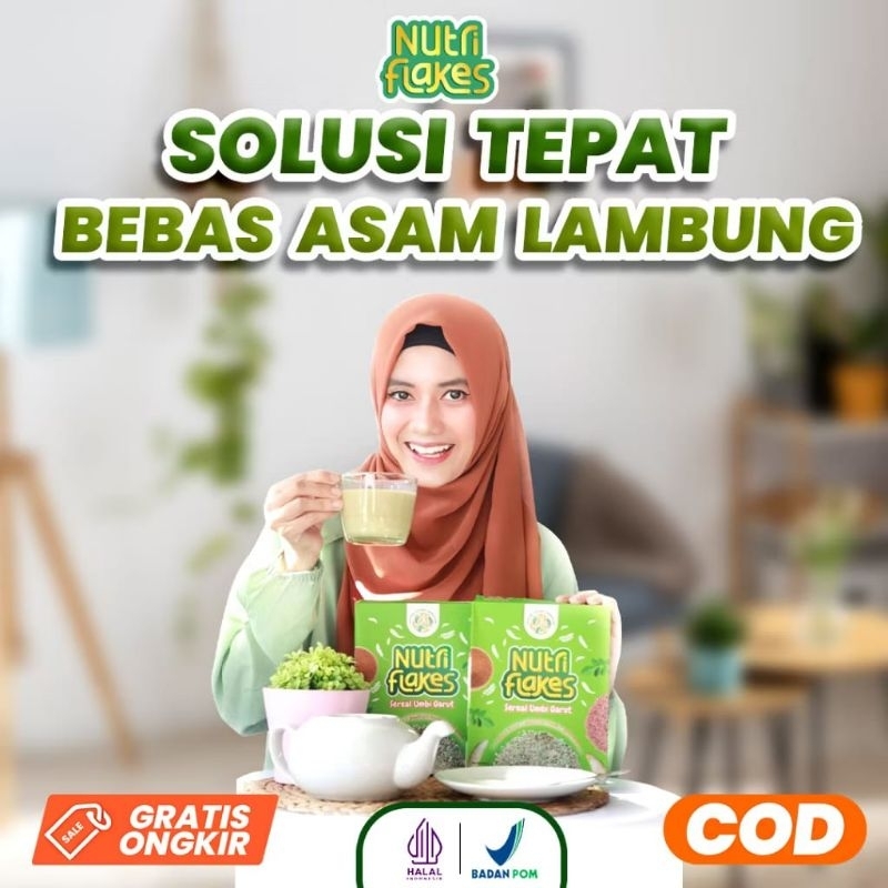 

NUTRIFLAKES Solusi Tepat Bebas Asam Lambung Langsung Asli 100%Original
