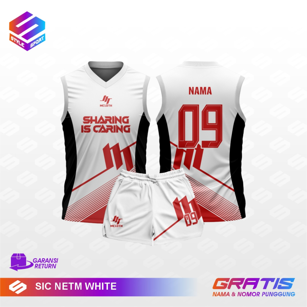 NEW PRODUCT STYLE_SETELAN JERSEY SINGLET DEWASA/BAJU OLAHRAGA BASKETBALL/VOLLY FULL PRINTING BAHAN