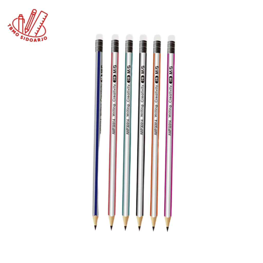 

TBMO M&G PENCIL TRIANGLE WITH ERASER 2B AWP30914