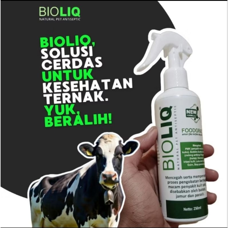 Bioliq Herbal Antiseptik 250ML Obat Scabies/Jamur Kucing Kelinci Anjing Bioliq Antiseptik Herbal Pal
