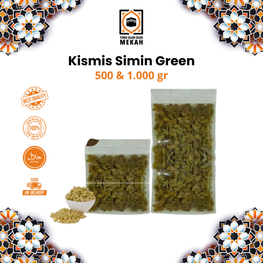 

Kismis Hijau Manis | Green Kismis Afghaistan | Kismis Hijau Original | Green Kismis Raisins