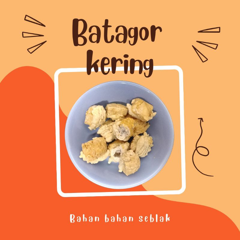 

batagor kering kemasan isi 10,toping seblak,baso dll