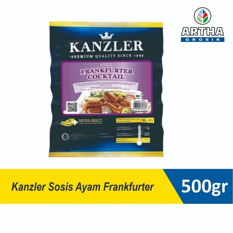 

Kanzler Sosis Ayam Frankfurter 500 gr