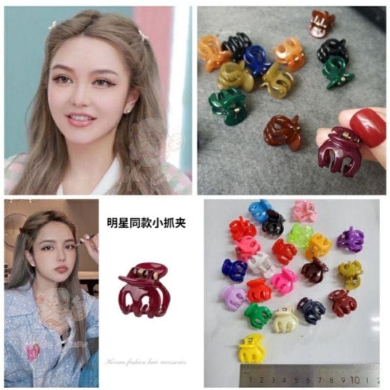 Jepit Rambut Poni / Jedai Rambut Poni Mini 2cm (1pcs)