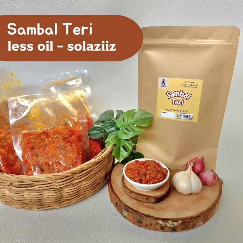 

Sambal teri less oil - sambal teri medan 250gr - sambal pedas - teri medan premium - teri nasi