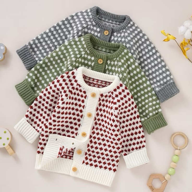Cardigan anak premium elief | cardigan anak rajut umur 1-5 tahun  | Baju bocil friendly - baju anak 