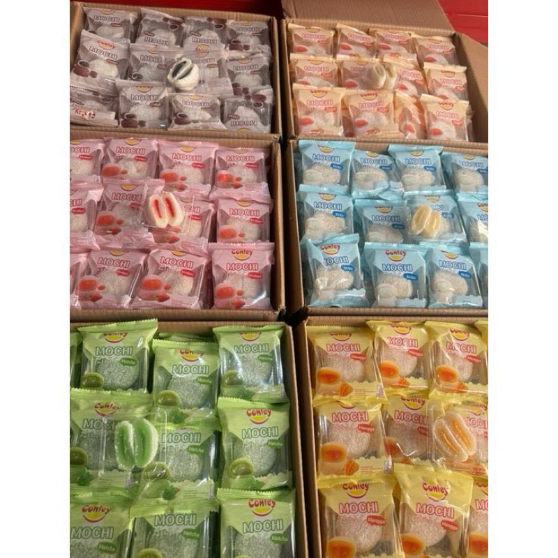 

MOCHI CONLEY BISA MIX RASA / 1 KARTON 60pcs / Jajan viral / Jajan Lebaran / Snack Jadul