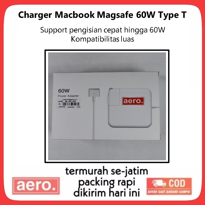 Charger Macbook Magsafe 60W Type T