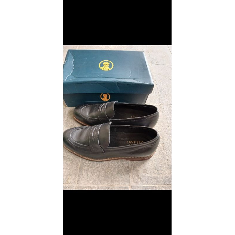 Blake Penny Loafers Black Nappa Milano