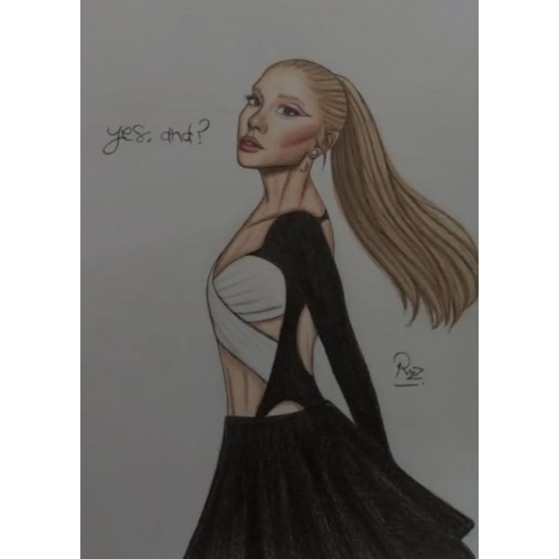 

ariana grande yes, and drawing