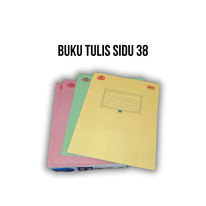 

BUKU TULIS 38 LEMBAR SiDU SINAR DUNIA (1 PACK 10 BUKU)