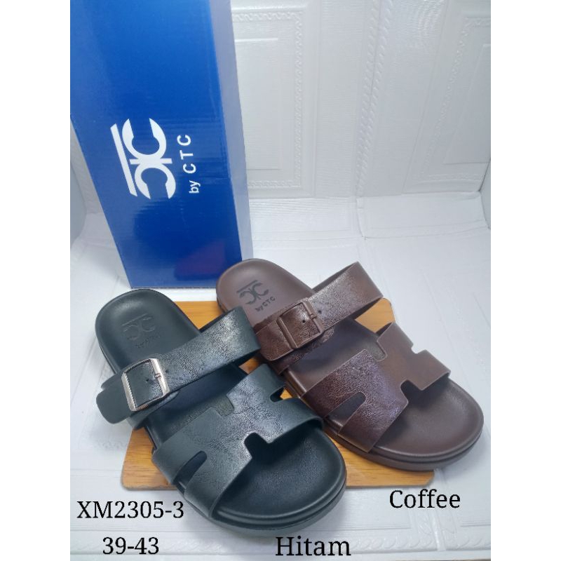 SANDAL KULIT ASLI PRIA CTC 2305-3