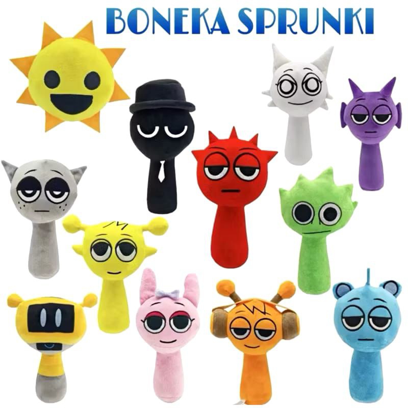 BONEKA SPRUNKI / BONEKA GAME SPRUNKI 40CM LUCU IMUT HOROR