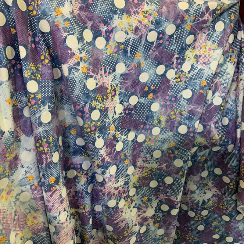 kain katun denim motif - kain katun popline premium - kain katun popline japan