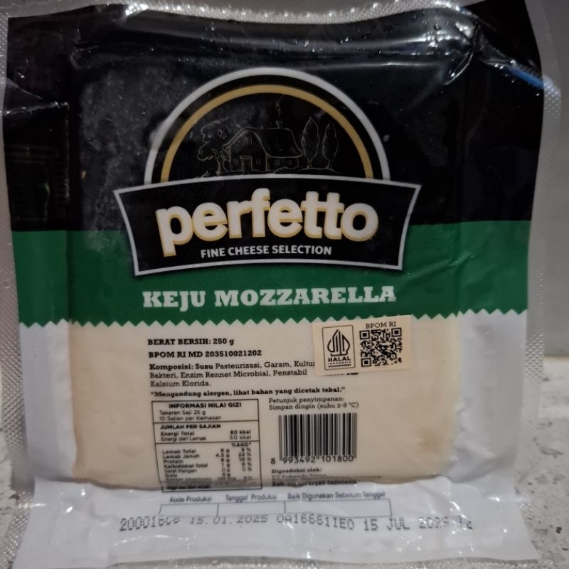 

Keju mozarella cheese halal keju mulur perfetto emina melted cheese keju leleh pizza murah BPOM