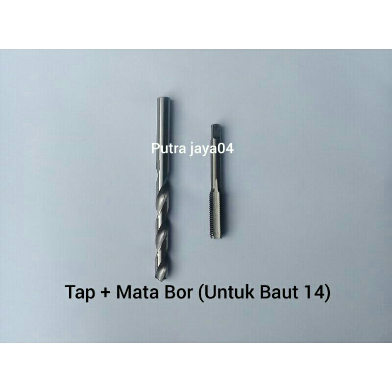 Mata Bor Tap Senai Baut 14 untuk Oversize Lubang Baut Oli Gardan Mio Beat Vario Scoopy