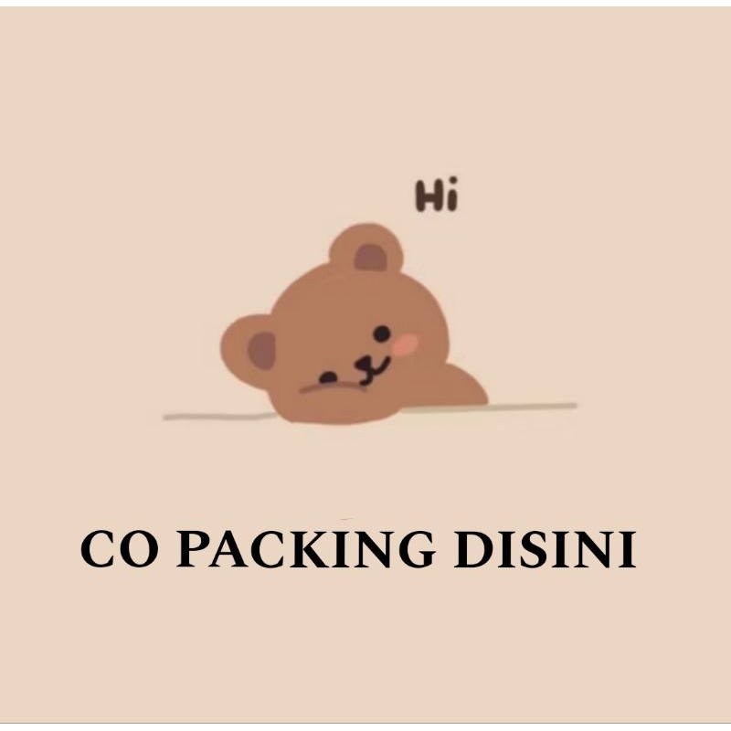 

CO PACKING UNTUK PEMBELIAN DIBAWAH 10K