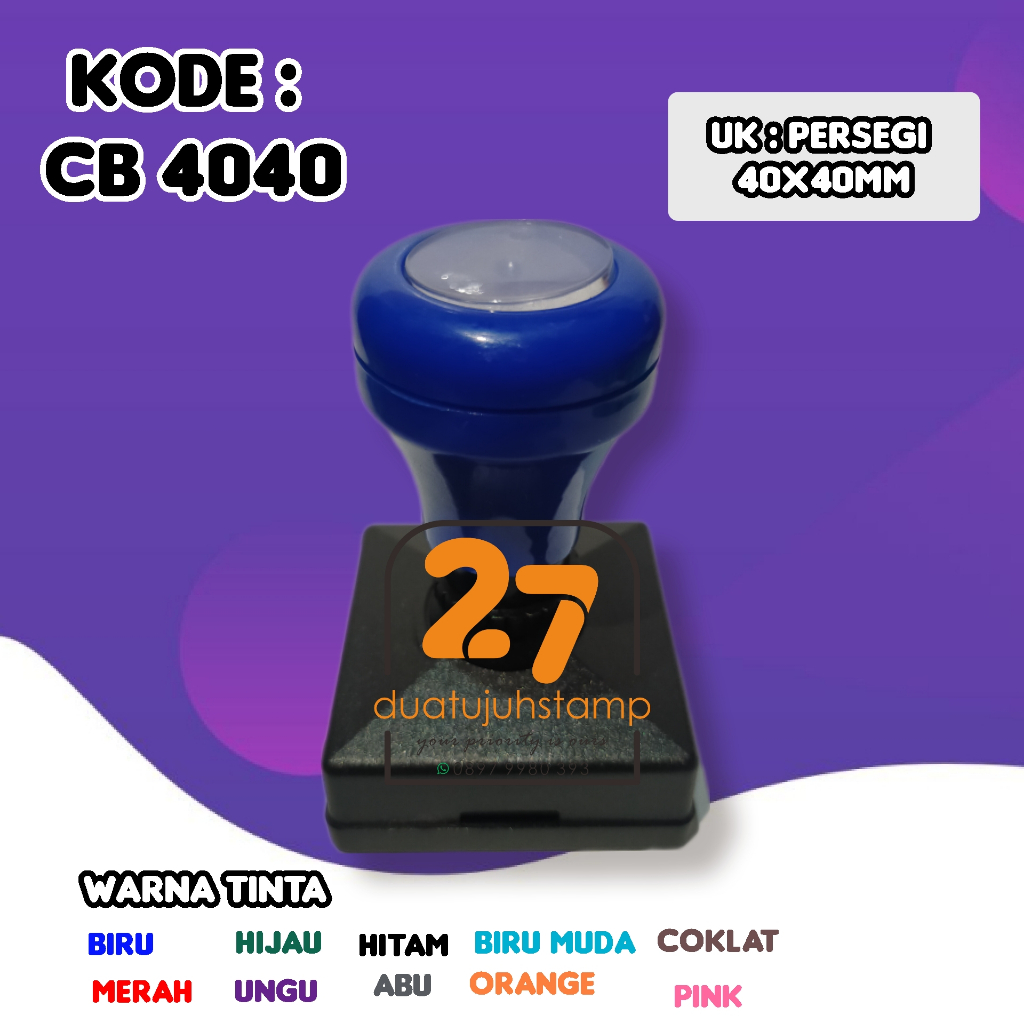 

CB 4040 Stempel Warna / Stempel Flash / Stempel Otomatis