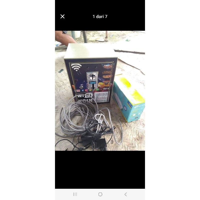 Wifi Koin Box wifi coin paket komplit