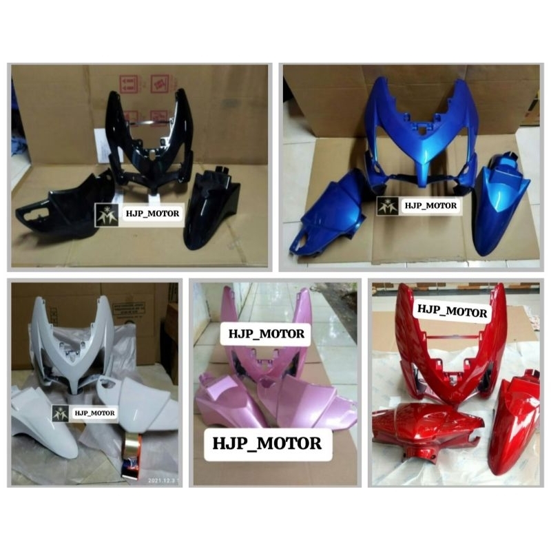 Paketan Fullset body halus depan Cover bodi halus depan vario karbu lama vario lama110 cw 2007 2008 