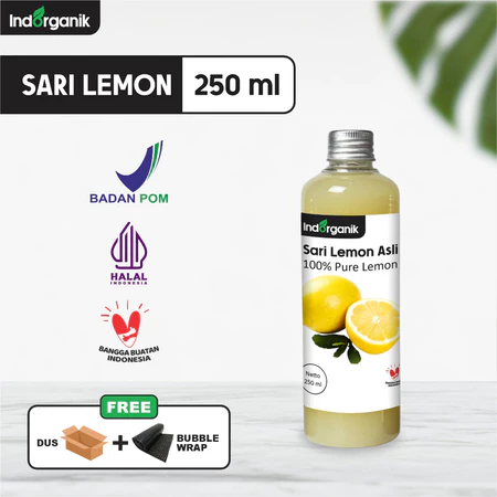 

menurumkan berat badan / melawan infeksi / radang / diet detoks / sari lemon indorganik halal bpom