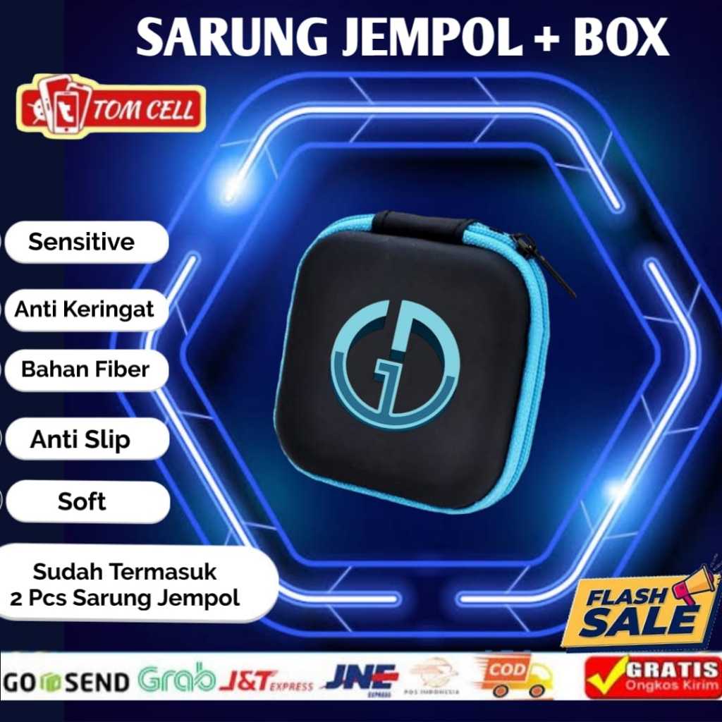 PROMO GRATIS ONGKIR SARUNG JEMPOL GAME FF ML + BOX / SARUNG JEMPOL ANDRA ST /GAMING / FREE FIRE/ PUB