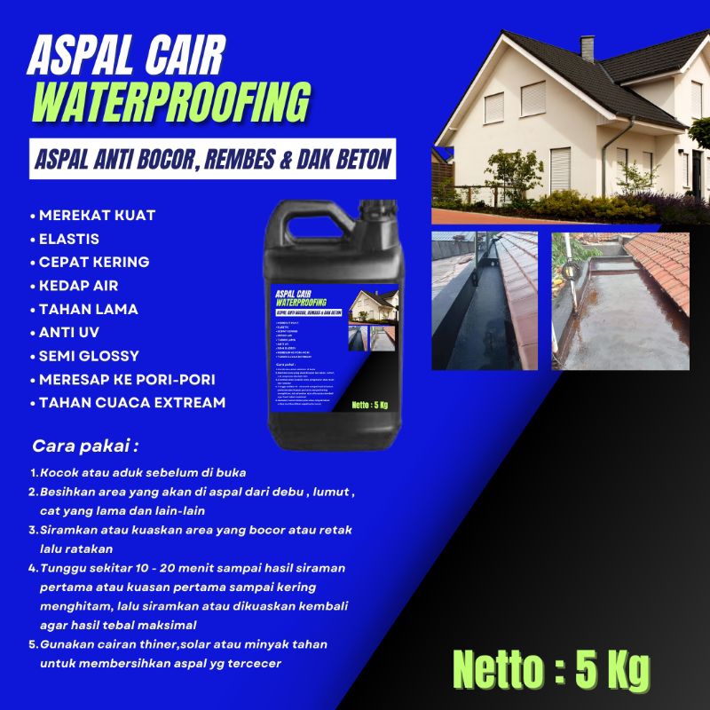 Aspal Cair Anti Bocor 5kg