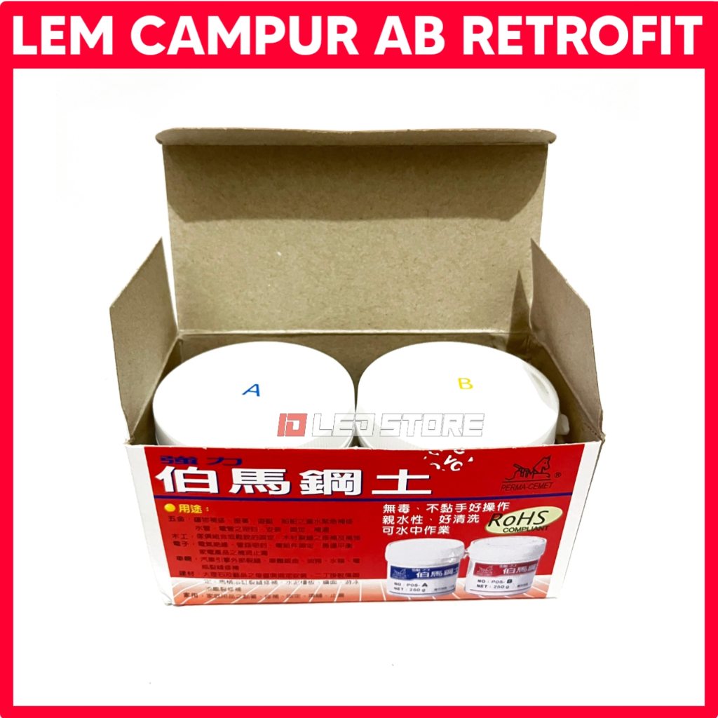 

LEM Campur Ab Retrofit Merk AES LEM Retrofit Headlight Warna Hitam SF6