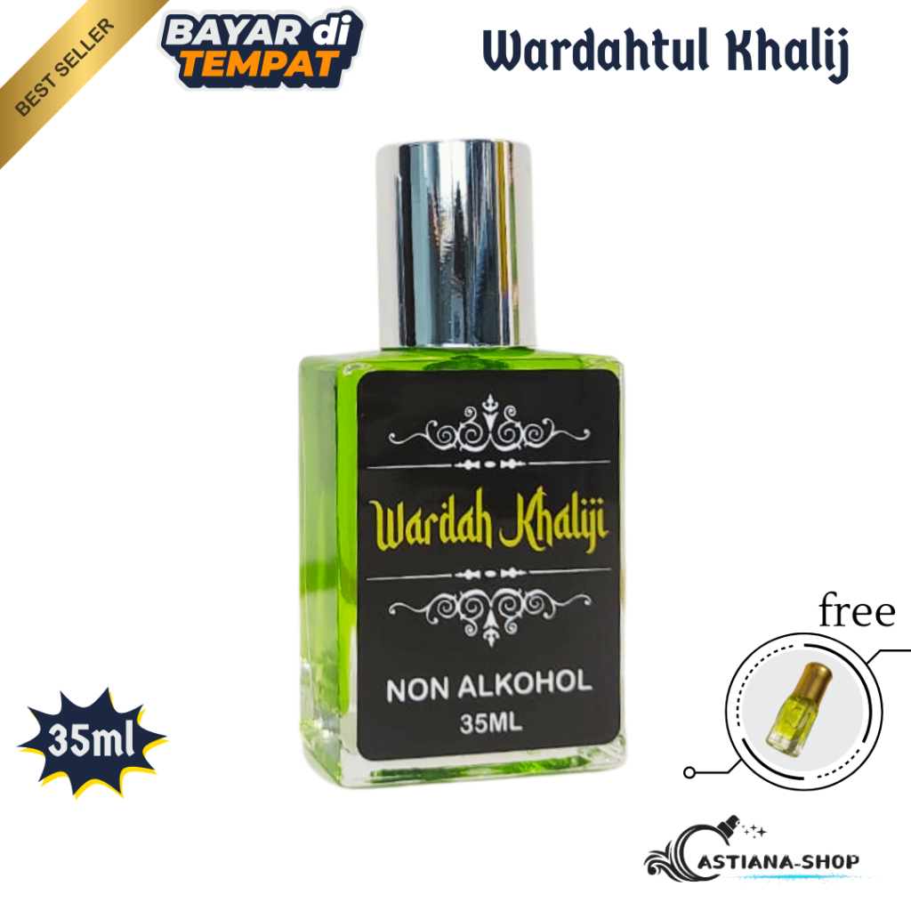Minyak Wangi Wardahtul Khalij Parfum Wardah Al Khalij Arab Saudi Parfume Non Alkohol 35 ml Spray