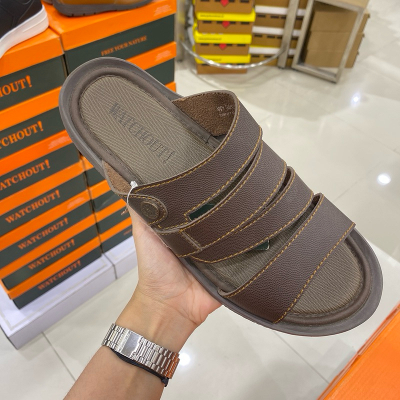 Watchout sandal selop pria original
