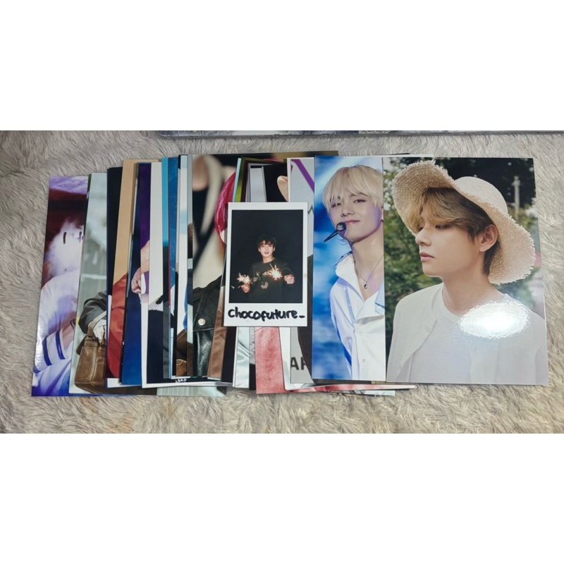 Season Greeting 2021 Taehyung Postcard Photocard & Nuna V 1st Exhibition Posca RARE