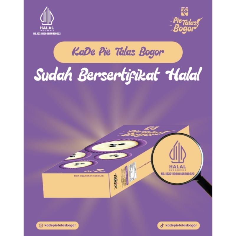 

GR PIE TALAS BOGOR KADE Isi 7pcs 195gr